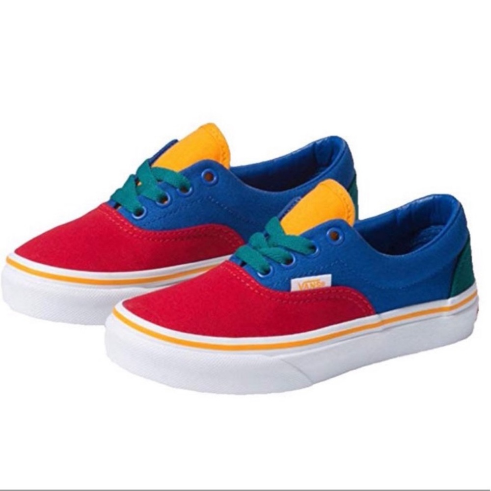π΄ VANS ERA PRIMARY COLORS BLOCK SHOES βπ» - Picture 6 of 12